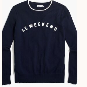 Le Weekend Navy Sweater